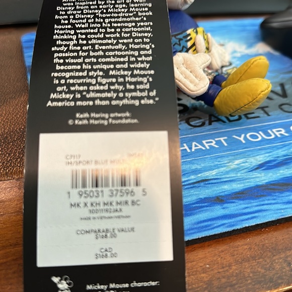 NWT Coach Limited Edition Disney Mickey Mouse X Keith Haring Charm - Picture 6 of 12